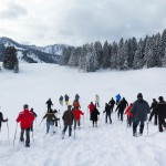 Schneeschuhwandergruppe