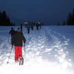 Schneeschuhwanderung bei Nacht